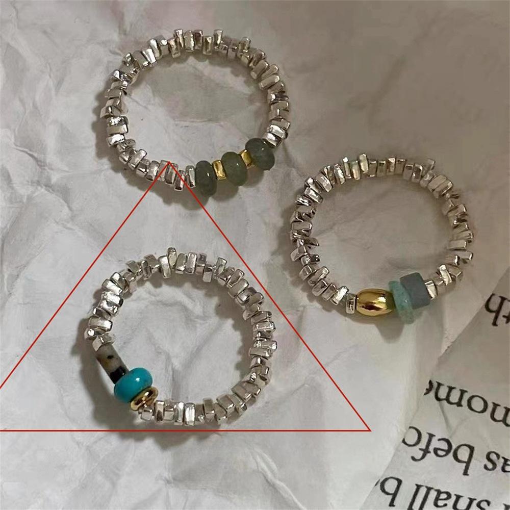 Korean plain ring ring female ins wind design opening adjustment tail ring ring ring