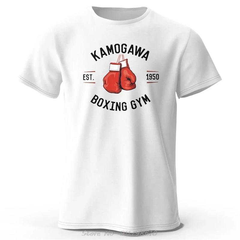 Oversized Fitness Boxing GYM T-Shirt KBG Print Anime Graphic Tees For Unisex O-Neck Tshirt Motorcycle Cotton Tshirt