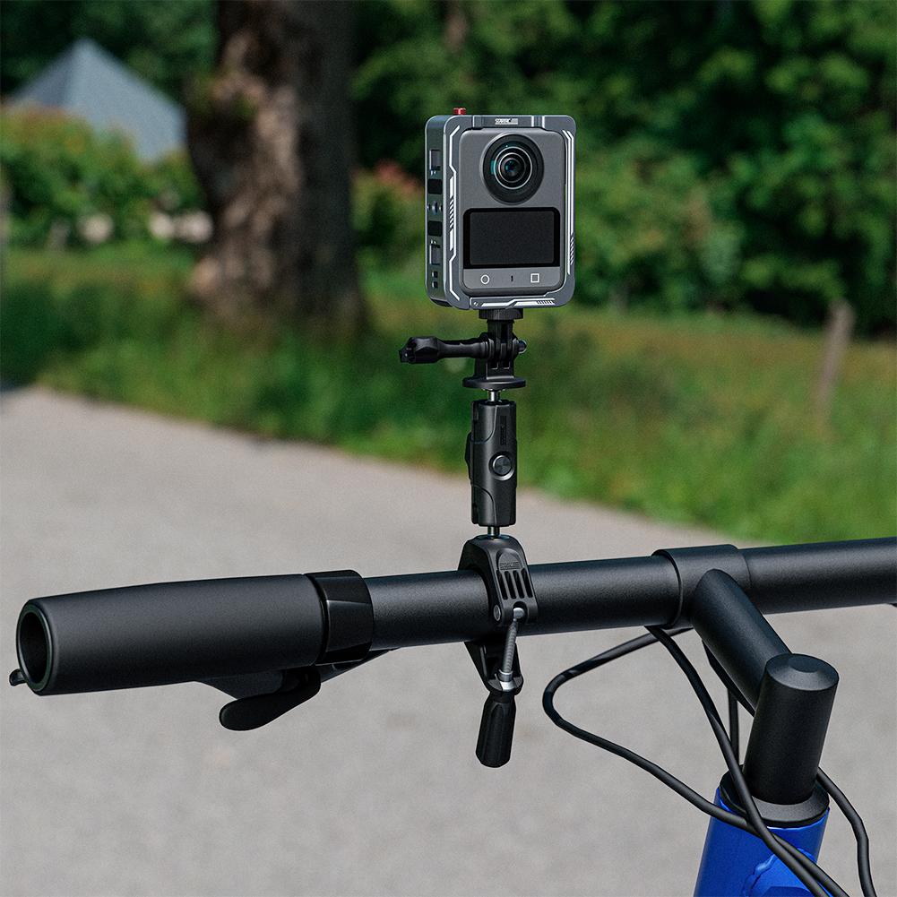 Rabbit Cage Secure Protection Frame with Cold Shoe Metal Rabbit Cage Protective Bezel for DJI OSMO 360 Panoramic Action Camera