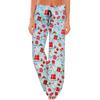 Women's Casual Fashion Comfort Pajama Pants Christmas Print Drawstring Wide Leg Pants