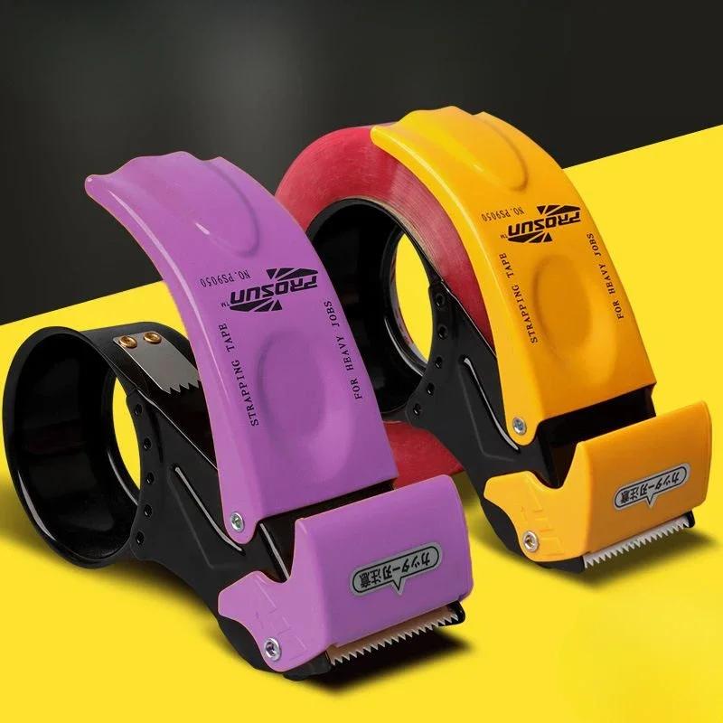 Kovový lepicí stroj na kartony, řezačka průhledné pásky, balicí stroj pro rychlé uzavírání, artefakt pro expresní balení kartonů