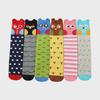 Kids' Cute Cartoon Knee-High Socks for Spring & Autumn - Mid-Tube, Long Pile Socks for Girls & Babies