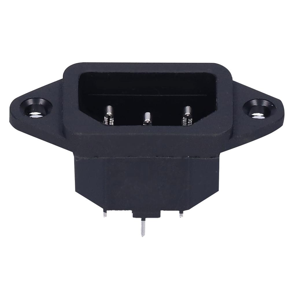 10Pcs Male Plug Power Socket 3?Core Copper Chassis Mount Connector Industrial Supplies AC250V 10A