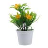 Artificial Flowers Bonsai Vase Artificial Potted Mini-Potted Festival Wedding Ornamental Flowerpots Outdoor Home Office Decor