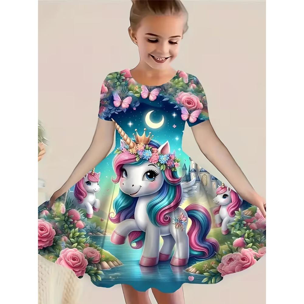 

Women s children s dress - fashionable, loose and simple design 100 cm