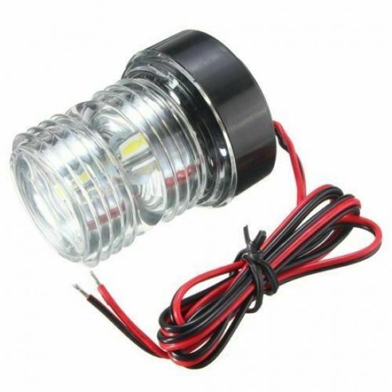 ABS plastic housing 2.6W marine boat round White LED Waterproof 12V for all boat