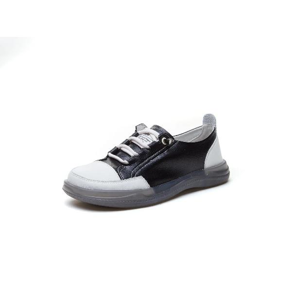 

Женская кожаная повседневная обувь Новая женская обувь с мягкой подошвой из коровьей жилы Удобная и универсальная эластичная повседневная обувь на плоской подошве 41