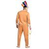 Adults' Indian Costume Brave Caveman Native Warrior Halloween Outfit