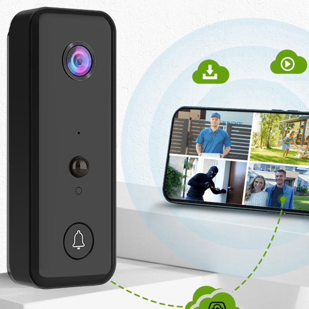 Doorbell with Camera 2-Way Audio Wireless Video Doorbell PIR Motion Detection for Home Wireless Doorbell Ring Doorbell Door Bell