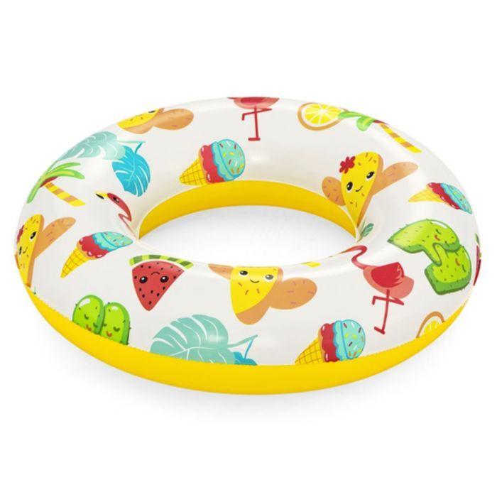 Bestway Piscine Gonflable Enfant 2 Anneaux Ensemble 122x20 cm +2 Ans Jardin 51124