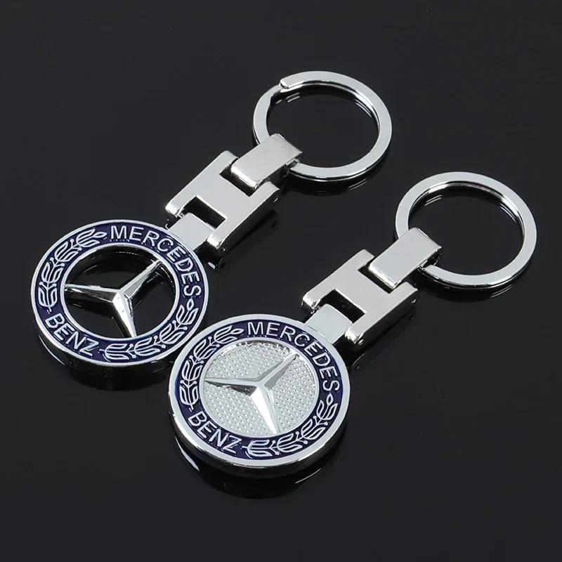 GLC GLB 1ks Klíčenka s logem auta Kovová klíčenka Klíčové příslušenství Pro Mercedes Benz AMG W204 W205 W203 W211 W212 W213 W201 W210 W124
