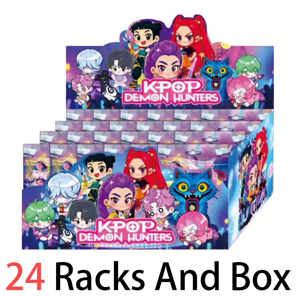Anime Q Version Kpop Dämonenjäger Box Dämonenjäger Rumi Mira Zoey Tiger Spielzeug Schreibtischdekoration Statue Ornament Kind Weihnachtsgeschenk