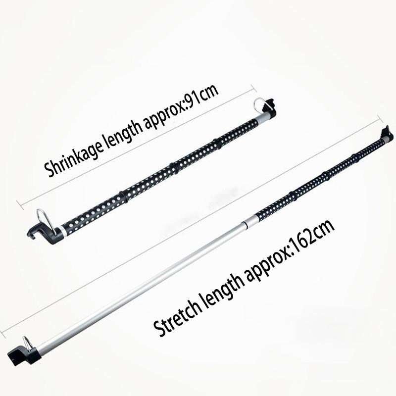 Car Drying Rod Car Camping Clothes Hanger Bar Telescope Vehicle Fix Rods Trunk Hanger Rod Clothes Rod for SedansTrucks, SUVs,RVs