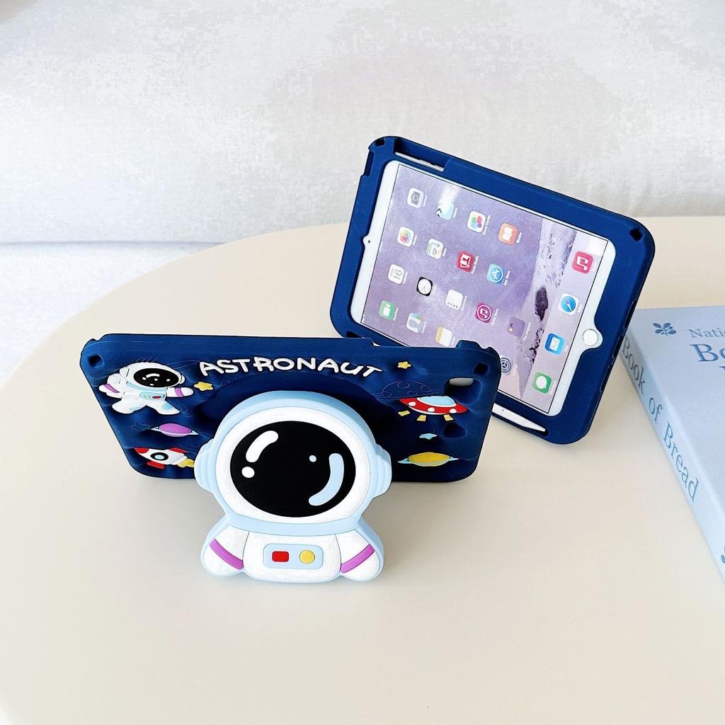 3D Astronaut 360 Stand Flat Case For iPad Redmi pad  SE 8.7 in pad 10.6 in SE 11 in 5 6 11in 5pro 6Pro SE 8.7 pad 2 11 inch Redmi SE 11 iPad mini pro