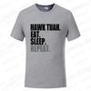 Hawk Tuah Eat Sleep Repeat Funny Meme T-shirts Unisex Tshirt Men Women's Fashion Casual Oversized T Shirt Short Sleeve Clothing