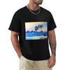 Bribie Island Across Pumicestone Passage Tshirt Vintage Style Printed Top