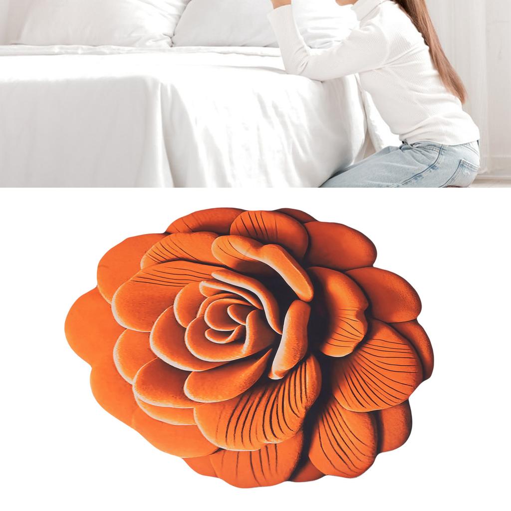 Floral Plush Diatomaceous Floor Mat 3D Pattern Anti Slip Absorbent Mat Comfortable Blanket for Bedroom