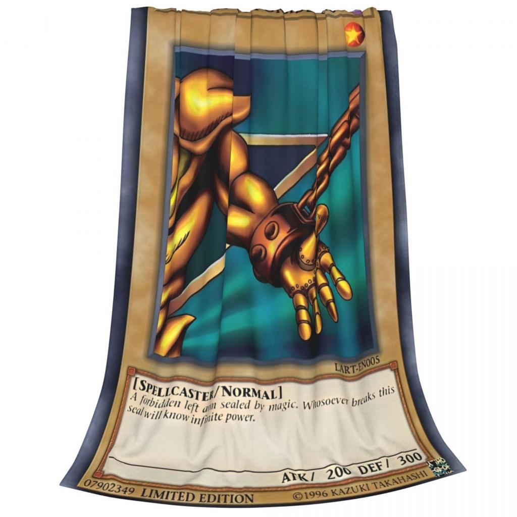 Yu Gi Oh Card Blanket Cover Plush Throw Blankets Summer Air Conditioning Portable Ultra-Soft Warm Bedsprea