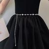 Womens Summer Pearl Waist Chain With Heart Design And Water Drilled Accents For Casual Dress Casual Wear