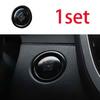 Aluminum One-Click Startup Frame Cover Black For Toyota Corolla Cross -
