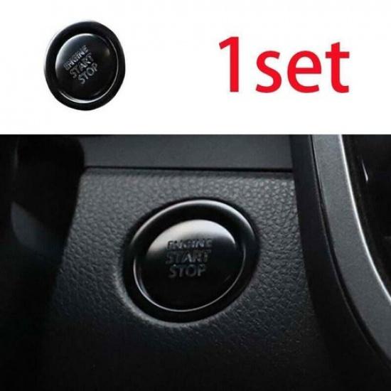 Aluminum One-Click Startup Frame Cover Black For Toyota Corolla Cross -
