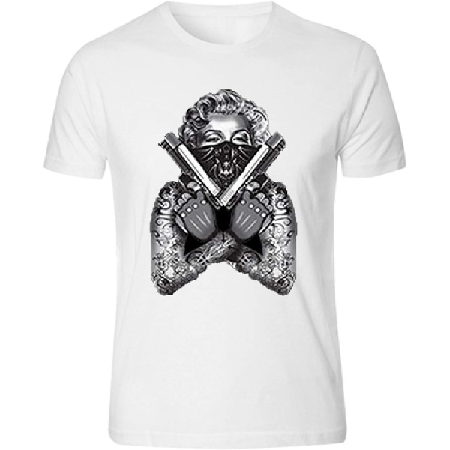 Marilyn Tee Unisex S -5XL T-Shirt Tee XXXXXL белый