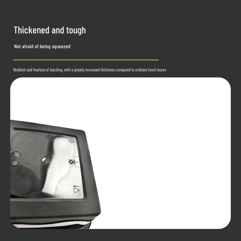 1000ml Square Disposable Food Containers with Lids