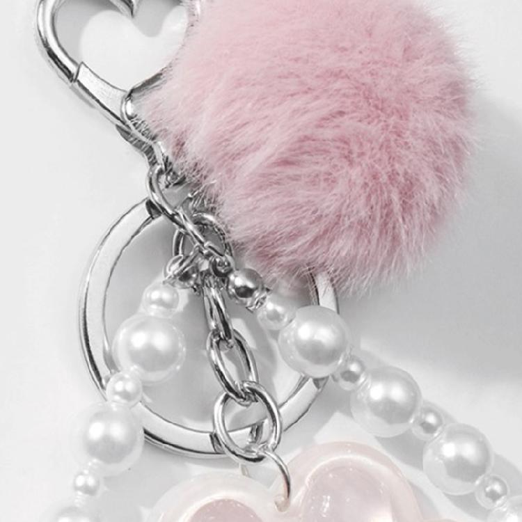 Modny Breloczek do Torebki z Węzełkiem i Sercem Stylowy Breloczek do Kluczy Zawieszka Ozdoba Breloczek dla Pań i Modnych Kobiet