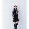 Natural Beauty Basic Casual Compressed Mini Jumper Black Women's Dress, Skirt,