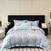100%Cotton Chic Embroidery Bedding Set Double Queen King 4Pcs Duvet Cover Flat/Fitted Bed Sheet Pillowcases