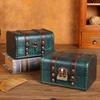 Vintage Storage Box Vintage Wooden Storage Box Antique Style Jewelry Organizer Jewerly Box Trinket Box Decorative Box