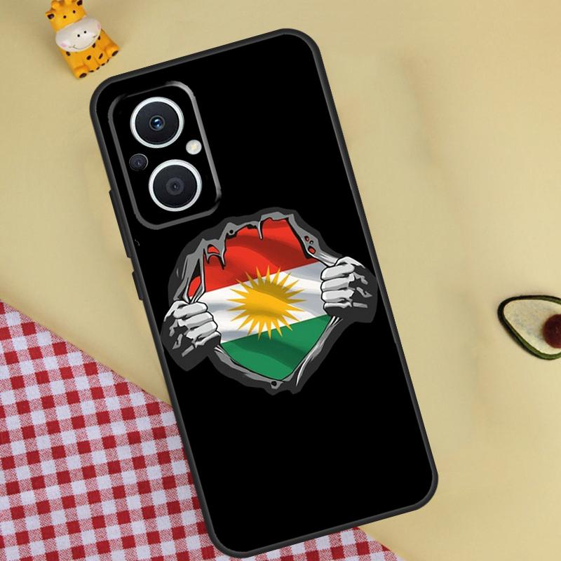 Kurdistan Flag Phone Case For OPPO Reno 12 12F 13 13F 11 8T 7 8 10 Pro OPPO Find X8 X6 Pro X3 X5 Lite Cover