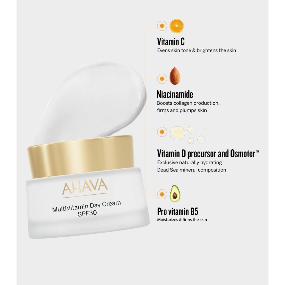 Ahava Multivitamin Day Cream Spf 30 1.7 Oz