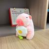 Toy Capybara Key Ring Pendant Plush Hanging Ornament Trendy Cartoon Doll Keychain  Kids