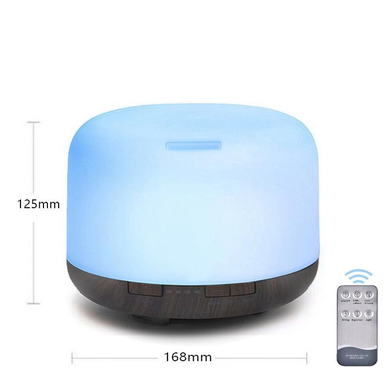 500ML Ultrasonic Air Humidifier & Aroma Diffuser - Muji Style, USB, Large Capacity