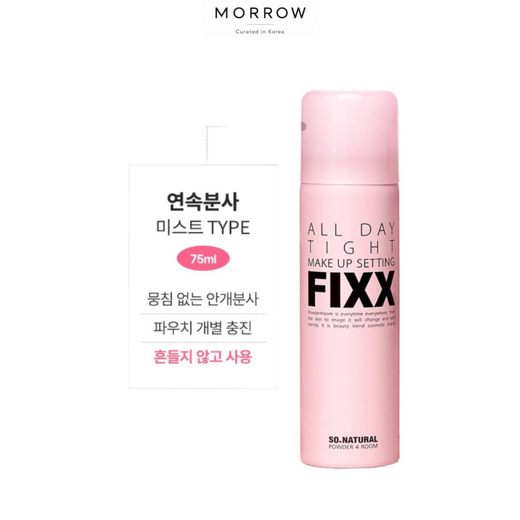 SO NATURAL All Day Tight Make Up Setting Fixx Long-Lasting Makeup Hold 35ml / 75ml / 100ml / 120ml