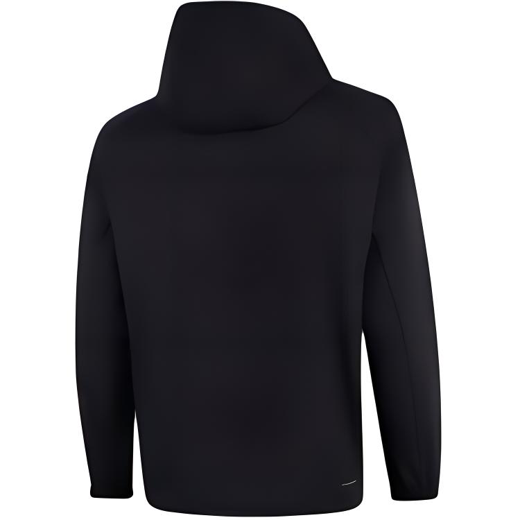 Li Ning Trench Coats Men's Black Hooded Moderate Other AFDV957-1