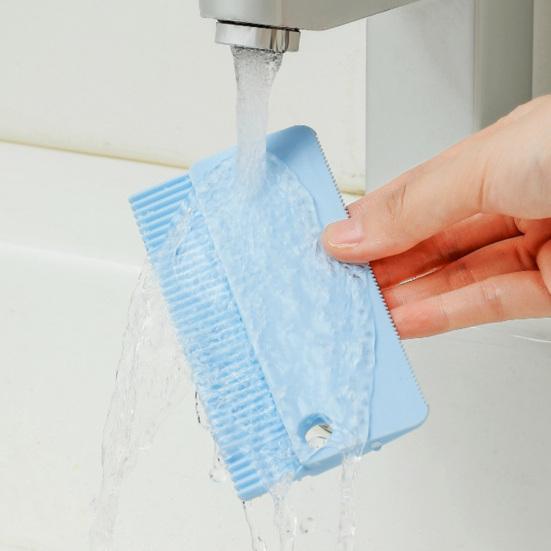 Rubber Pet Hair Remover, 2-in-1 Dog Cat Grooming Brush, Reusable Lint Remover, Double-Sided Pet Fur Removal Brush for Furniture Sofa Carpet Car Seat
