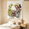Sarakey Wall Tapestry Aesthetic Wall Hanging Printed Fabric Blanket Decorative Tapestries For Bedroom Living Room Home Decor