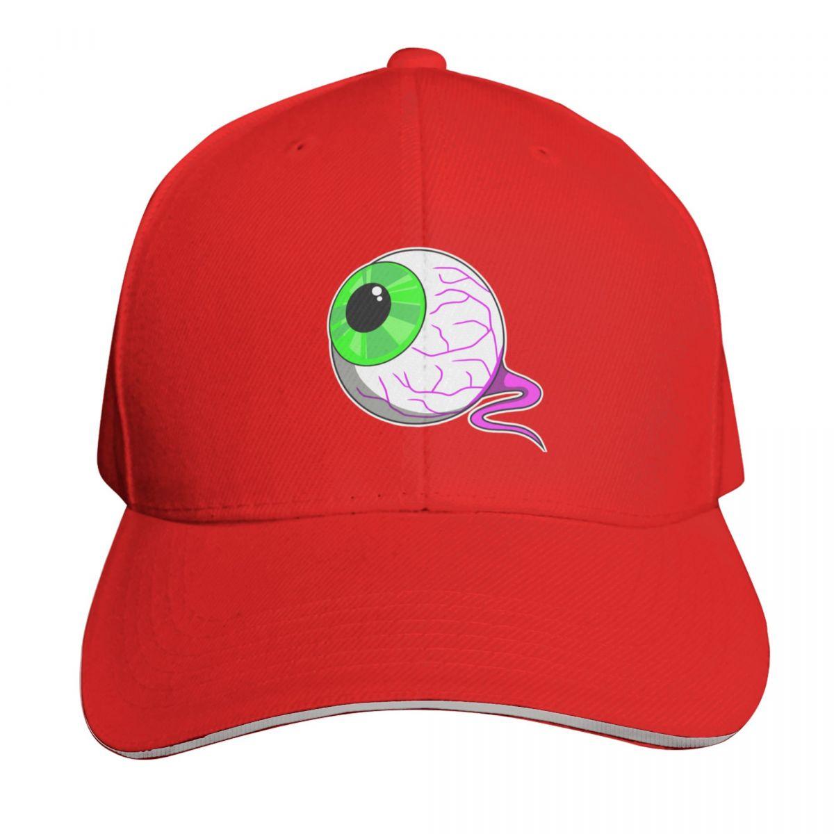 Neon Eyeball Baseball Cap Golf Cap Luxury Cap Snapback Sun Women Unisexs