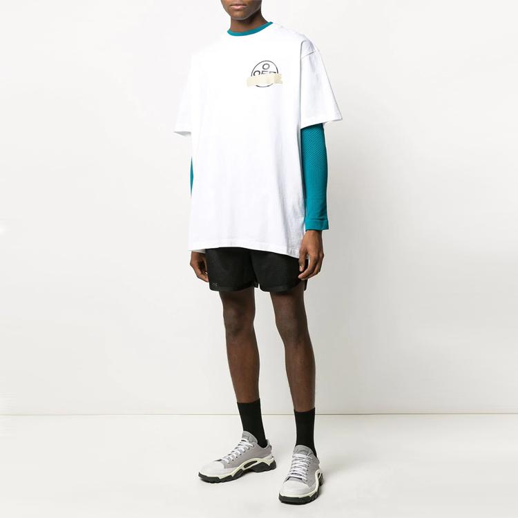 OFF WHITE Oversized Fit Tape Arrows T Shirt OMAA038R201850020148