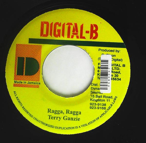 

7inch Record TERRY GANZIE - Ragga, Ragga NONE Digital-B Jamaica Reggae, Ska & Dub Used