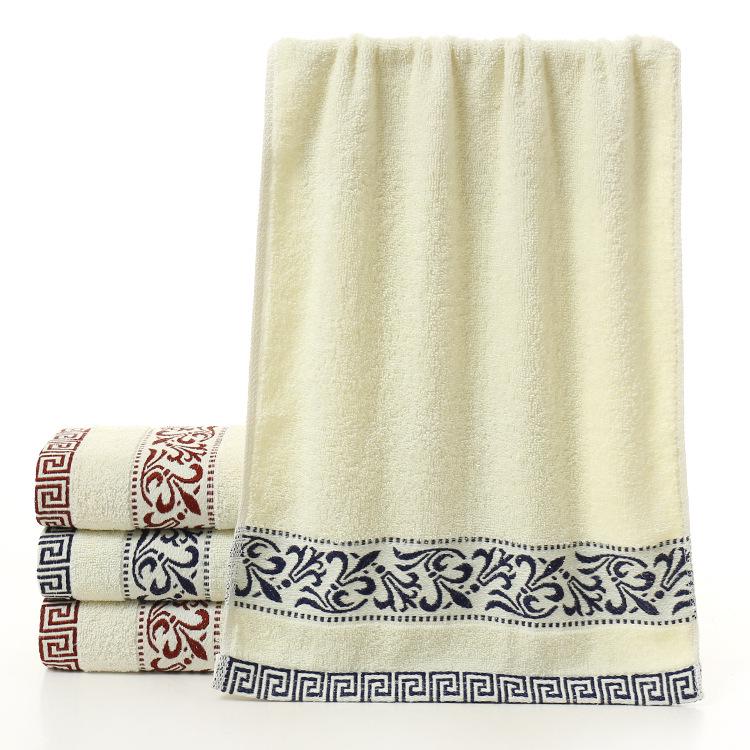 Blue & White Porcelain Soft Face Towel - High Water Absorption, Adult Household Use