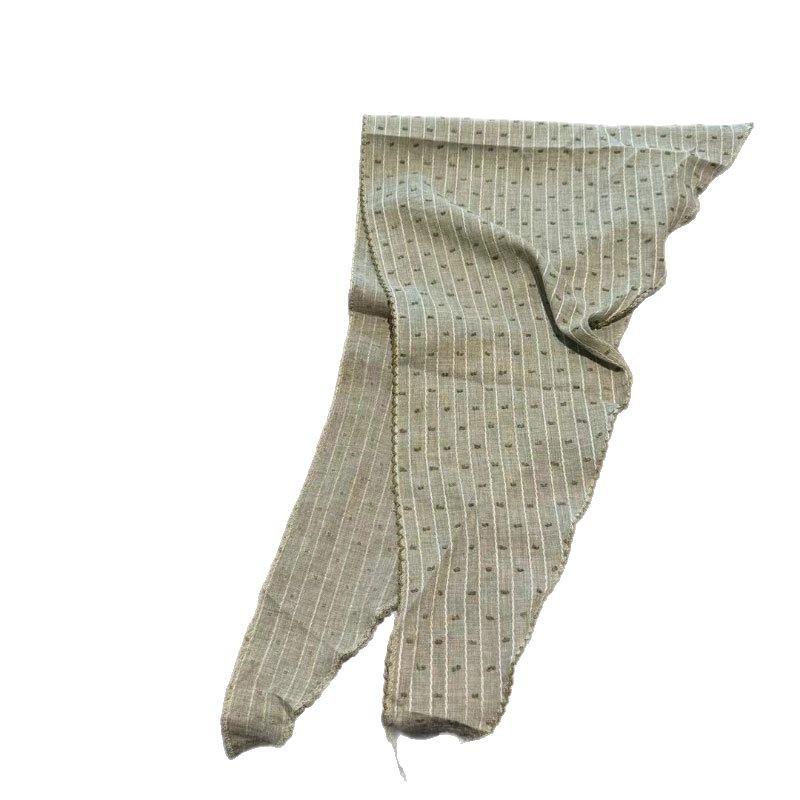 Japanese Retro Natural Cotton Linen Breathable Triangular Scarves With Decorative Covers Spring Summer Necklaces Accessories Wholesale