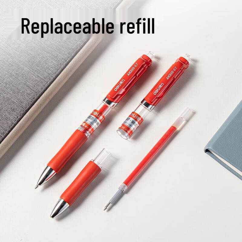 Deli 0.7mm Retractable Smooth Gel Pens