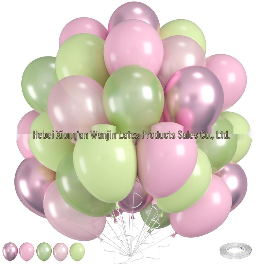 30-Piece Matte Balloon Set for Birthdays and Weddings, Vacuum-Packable
