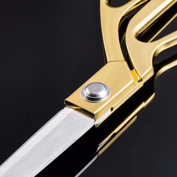 Professional Tailor Vintage High Quality Stainless Steel Scissors  Leather Fabric Cutter Sharp Needlework Scissors H