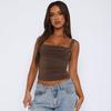 Women's New Suspenders, Pleated Slim-fit Pure Vest, Sexy Babes, Fashionable Street Tops for Women