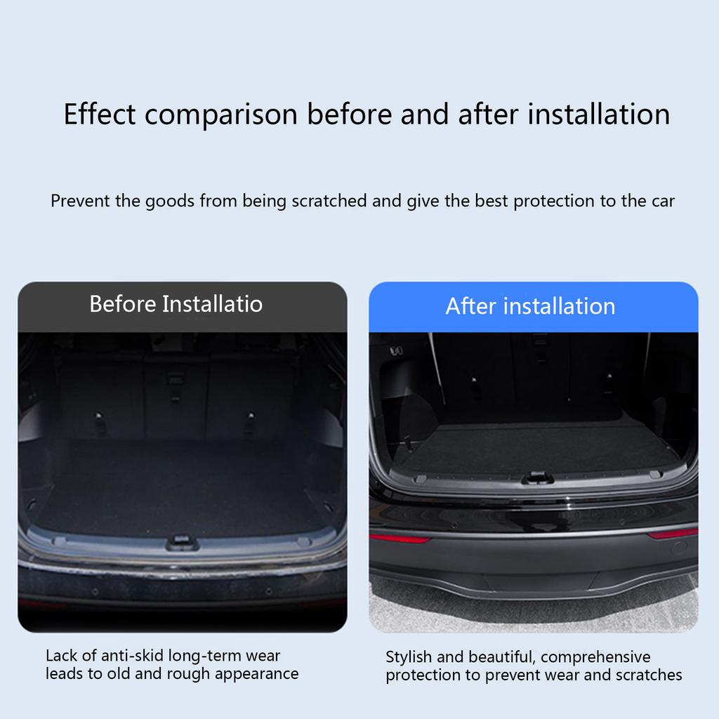 Rear Bumper Guard Rear Trunk Bumper Protector Guard Car Exterior Decoration Accessories Suitable for ModelY Durable