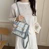 New Small Fresh College Style Backpack Bag Women's Fashion Plaid Multifunctional Small Messenger Bag